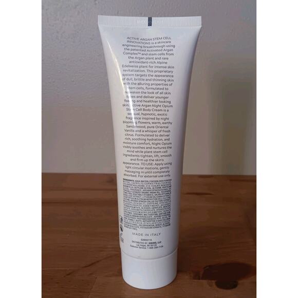 ACTIVE ARGAN Night Opium Stem Cell Body Cream 8.4oz NEW SEALED - Picture 2 of 3